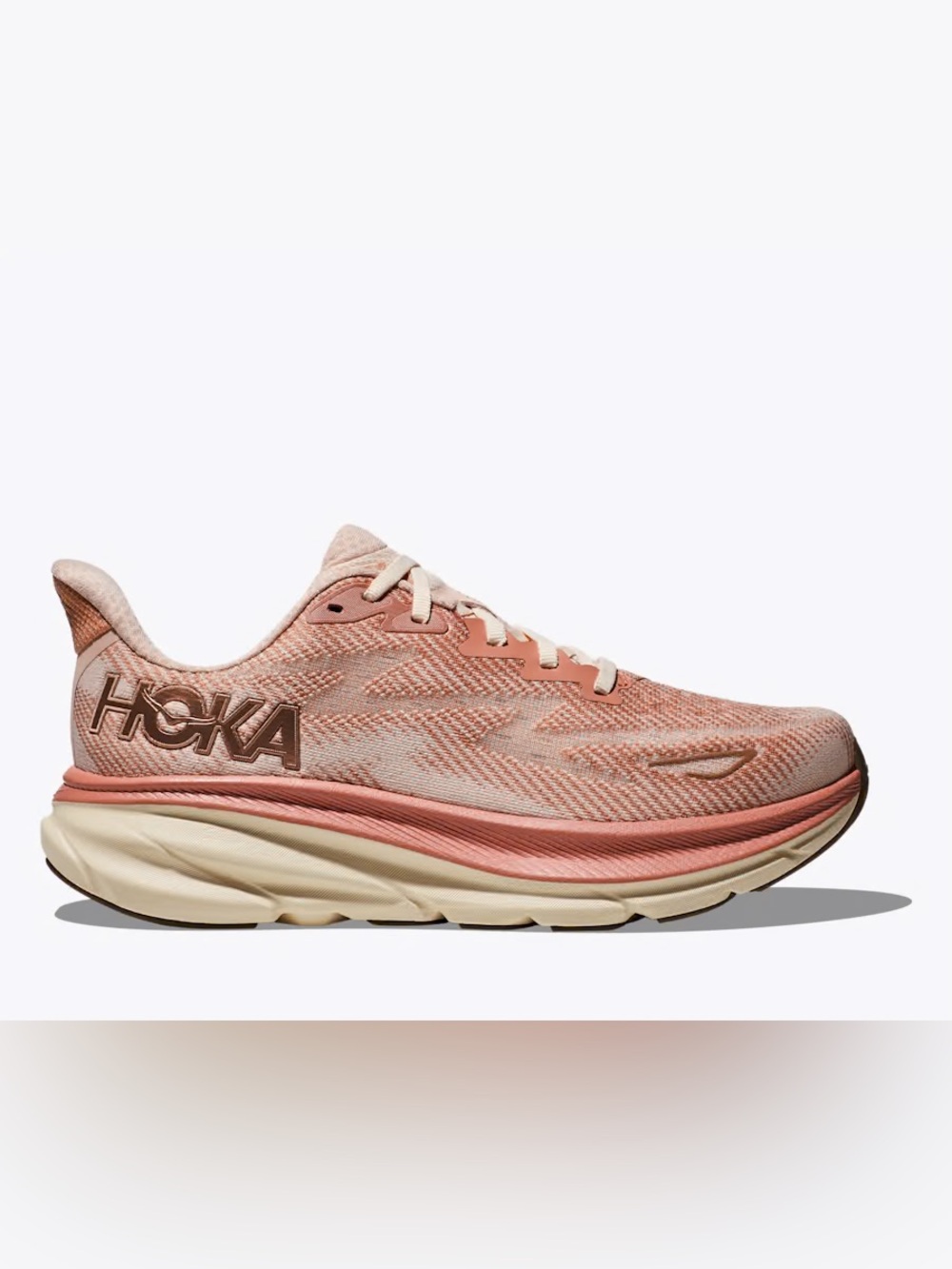 Hoka Clifton 9 Womens Pink Running Shoes